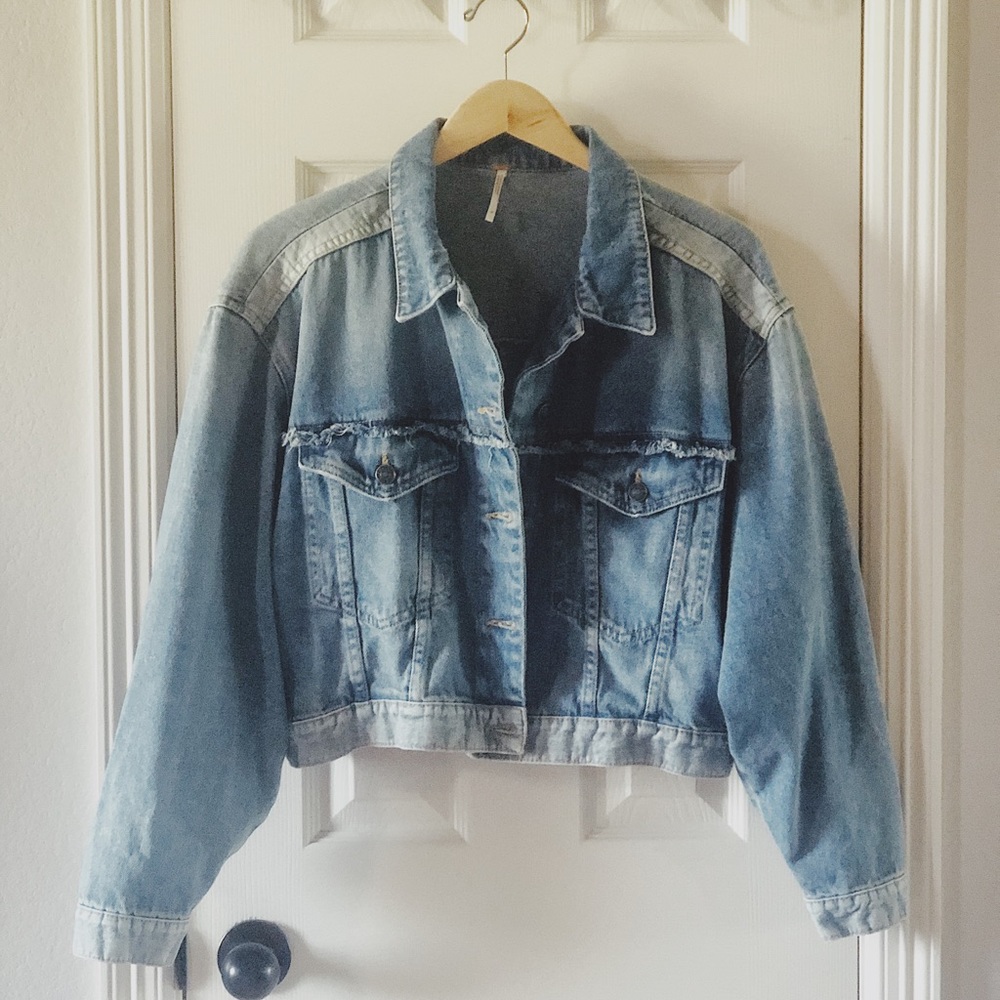 Free People Bedford Cropped Jacket Size M